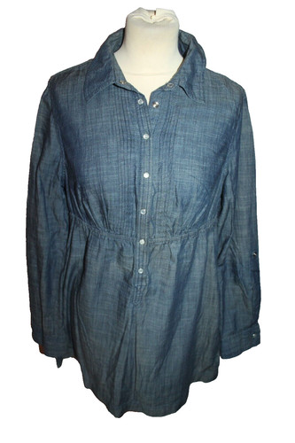 Haut tunique jeans femme - haut,