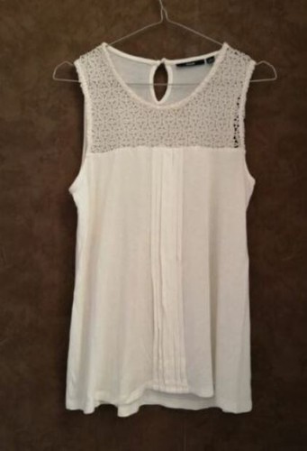 Haut tunique blanc crème t38 - haut,
